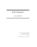 Emmanuel Paradis - R for Beginners.pdf